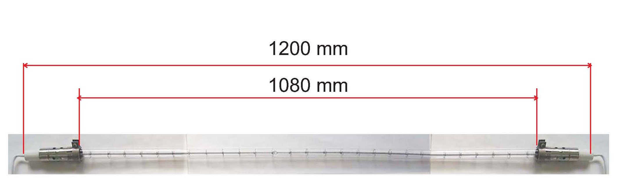 IR stretching or shrinking plastics heating element