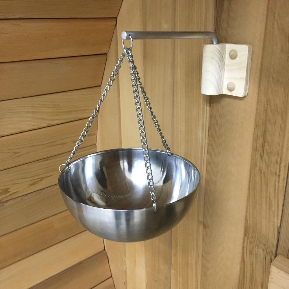 Factory customized Stainless steel essential oil bottle holder sauna room accessories